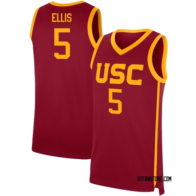 Men's Boogie Ellis USC Trojans Replica Cardinal Performance Basketball Jersey