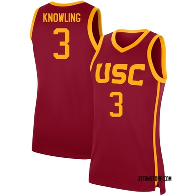 Women's Matt Knowling USC Trojans Replica Cardinal Performance Basketball Jersey